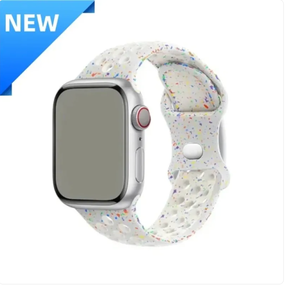 Two-Tone Silicone Sports Wristband