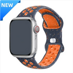 Two-Tone Silicone Sports Wristband