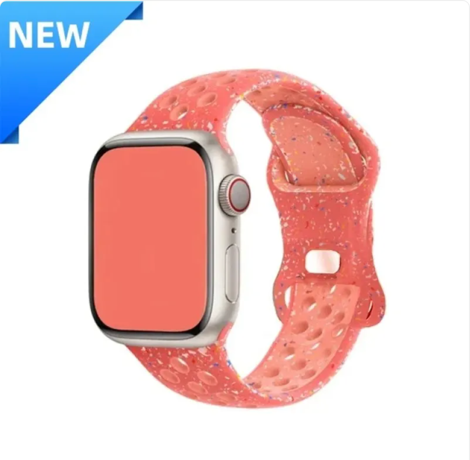 Two-Tone Silicone Sports Wristband