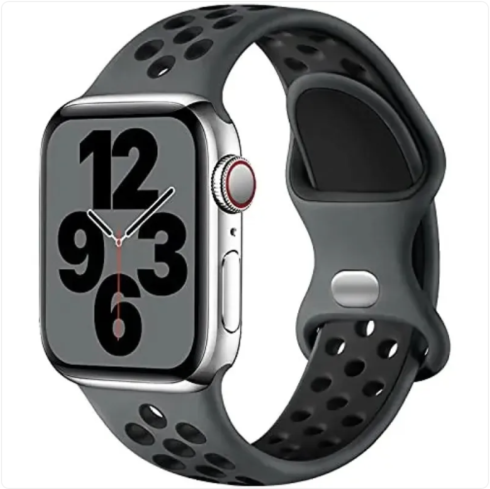 Two-Tone Silicone Sports Wristband