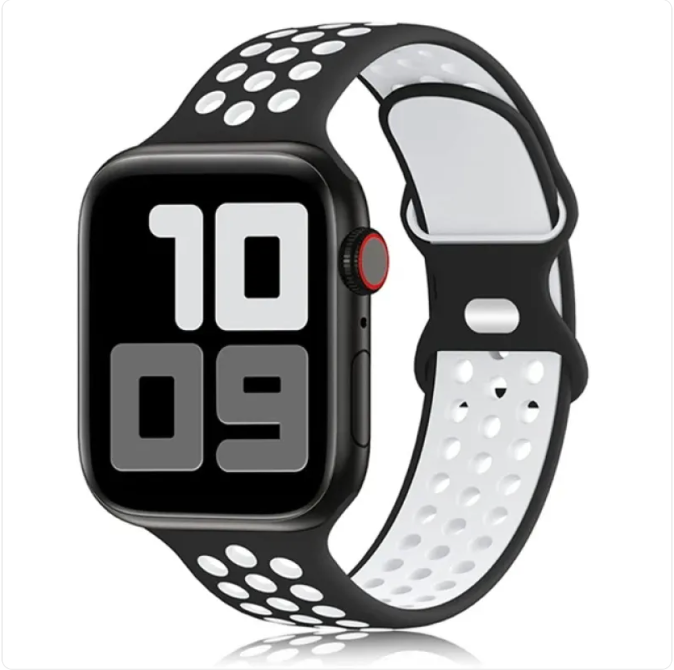 Two-Tone Silicone Sports Wristband
