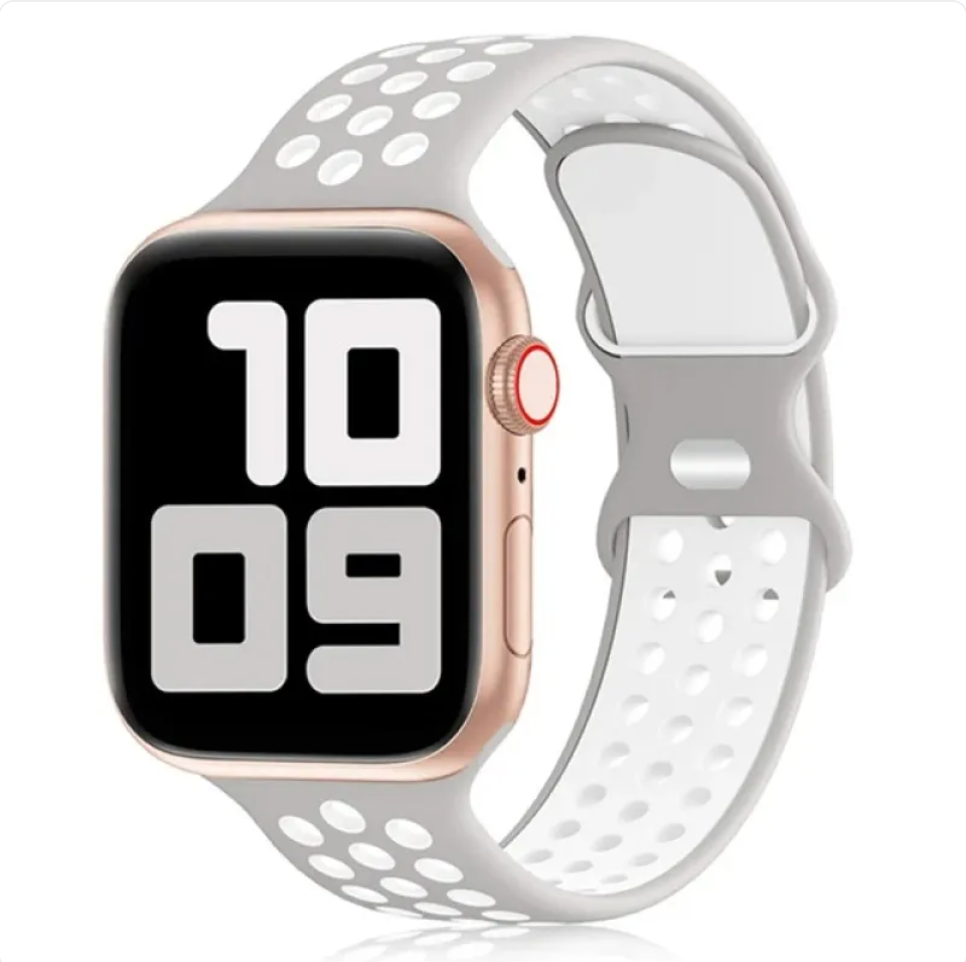 Two-Tone Silicone Sports Wristband