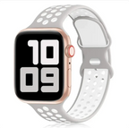 Two-Tone Silicone Sports Wristband