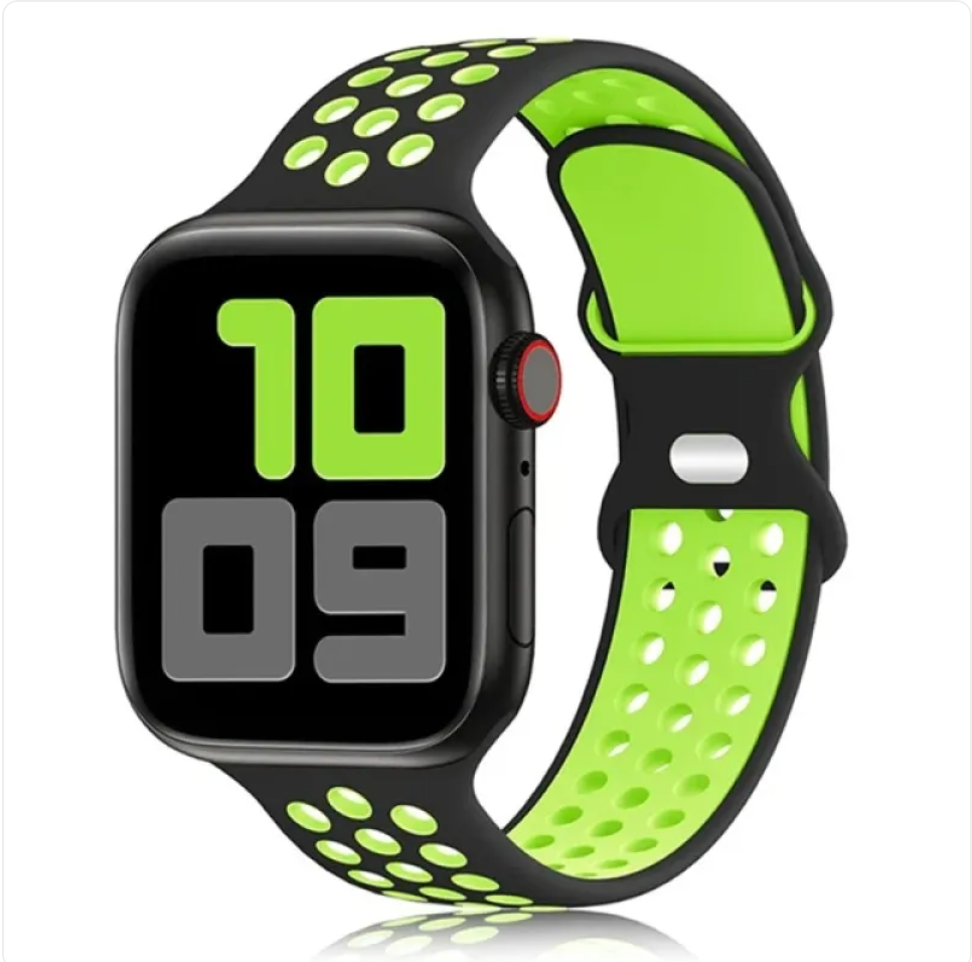 Two-Tone Silicone Sports Wristband