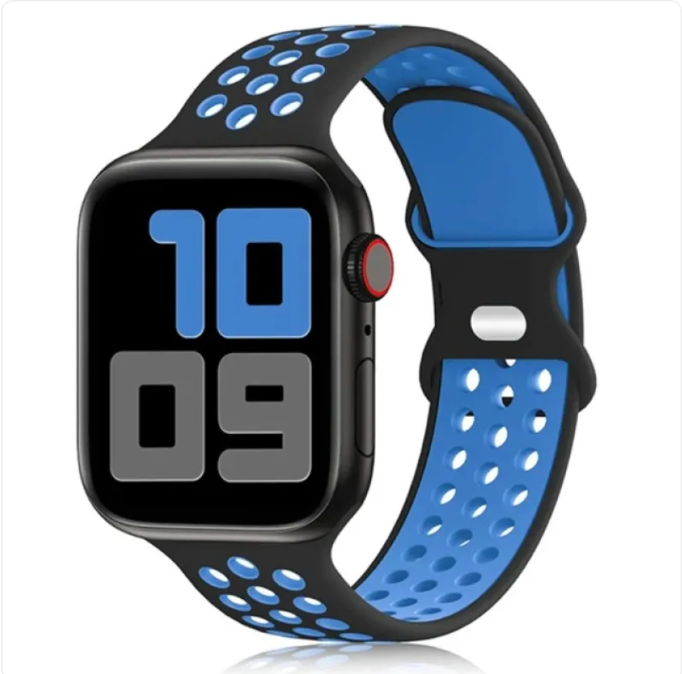 Two-Tone Silicone Sports Wristband
